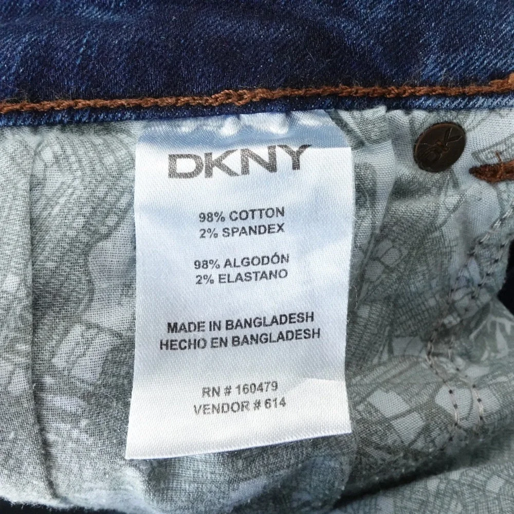 DKNY Jeans‎ Duane Straight Fit Mens 40x32 Medium Wash Blue Stretch Denim 2057